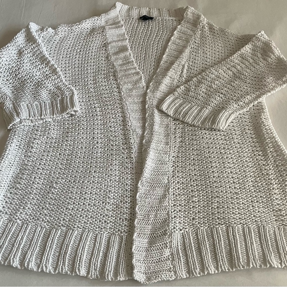 Talbots Open Stitch Sweater